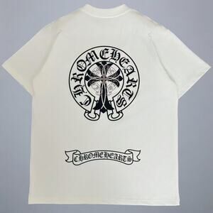 Chrome Hearts Men's White Short Sleeve T-Shirt